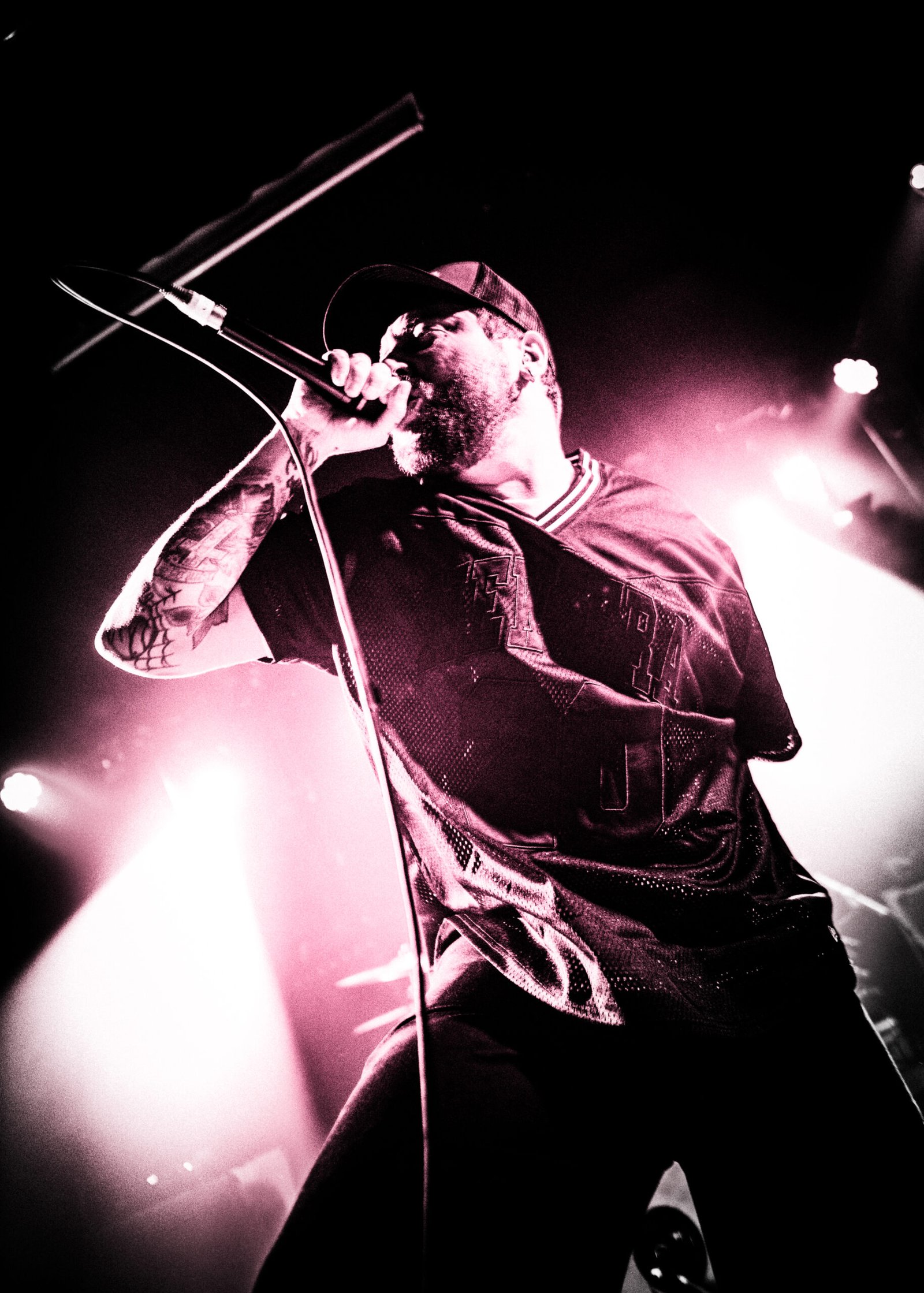 Graphic Nature vocalist performing on stage